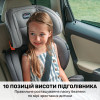 Chicco KidFit ClearTex Plus - дитяче автокрісло з кріпленням Isofix, анатомічне сидіння (від 4 до 12 років / 97 – 145 см) • Black (79627.24.07)
