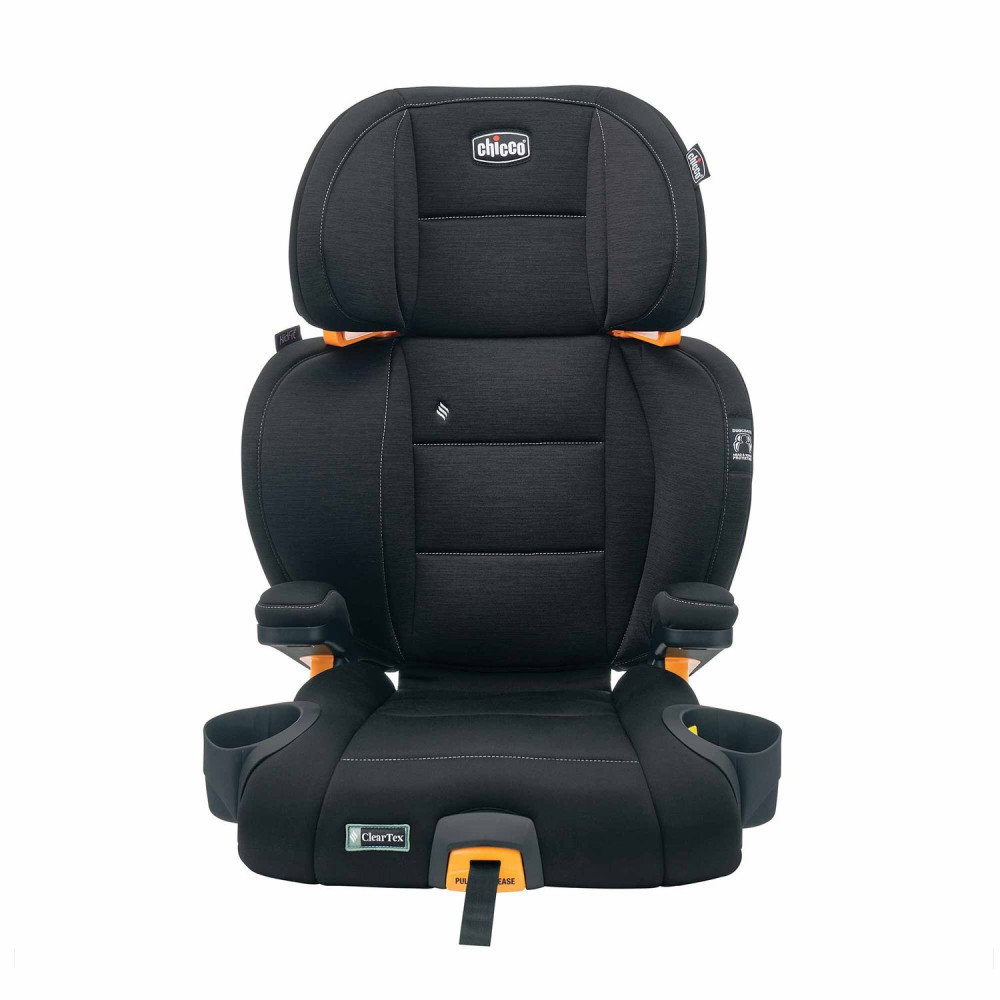 Chicco KidFit ClearTex Plus - дитяче автокрісло з кріпленням Isofix, анатомічне сидіння (від 4 до 12 років / 97 – 145 см) • Black (79627.24.07)