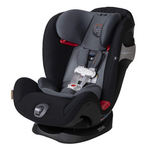Cybex Eternis S - дитяче автокрісло (від 3 місяців до 12 років / 43 – 145 см) встановлення по ходу та проти напрямку руху, фіксація за допомогою системи LATCH (ISOFIX) • Pepper Black
