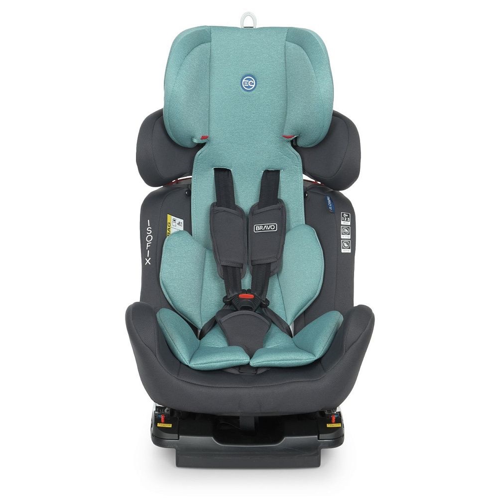 El Camino Bravo Isofix ME 1041 - детское автокресло (0 – 12 лет / 0 – 36 кг) установка по ходу и против направления движения, крепление Isofix • Royal Turquoise