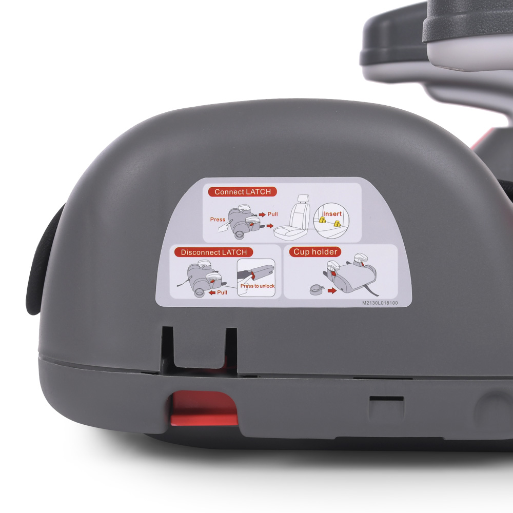 Автокресло бустер El Camino Roro Isofix ME 1144 Royal Black