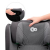 Kinderkraft Junior Fix 2 i-Size - автокресло для детей (от 3.5 до 12 лет / 100 - 150 см) • Rocket Grey (KCJUFI20GRY0000)