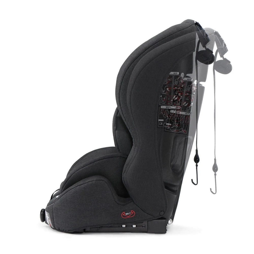 Автокрісло Kinderkraft Safety Fix Black (KKFSAFEBLK0000)