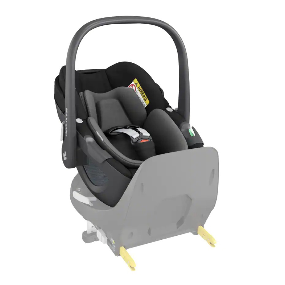 Maxi-Cosi Pebble 360 - автокресло (автолюлька) для новорожденного (от 0 до 15 месяцев / 40 - 83 см) • Essential Black