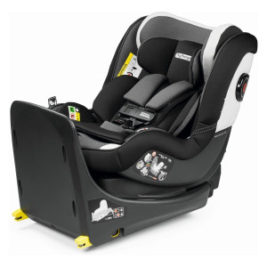 Peg Perego Primo Viaggio 360 i-Size - детское автокресло (от рождения до 12 лет / от 0 до 36 кг), поворот сидения на 360, регулировка подголовника • Lunar