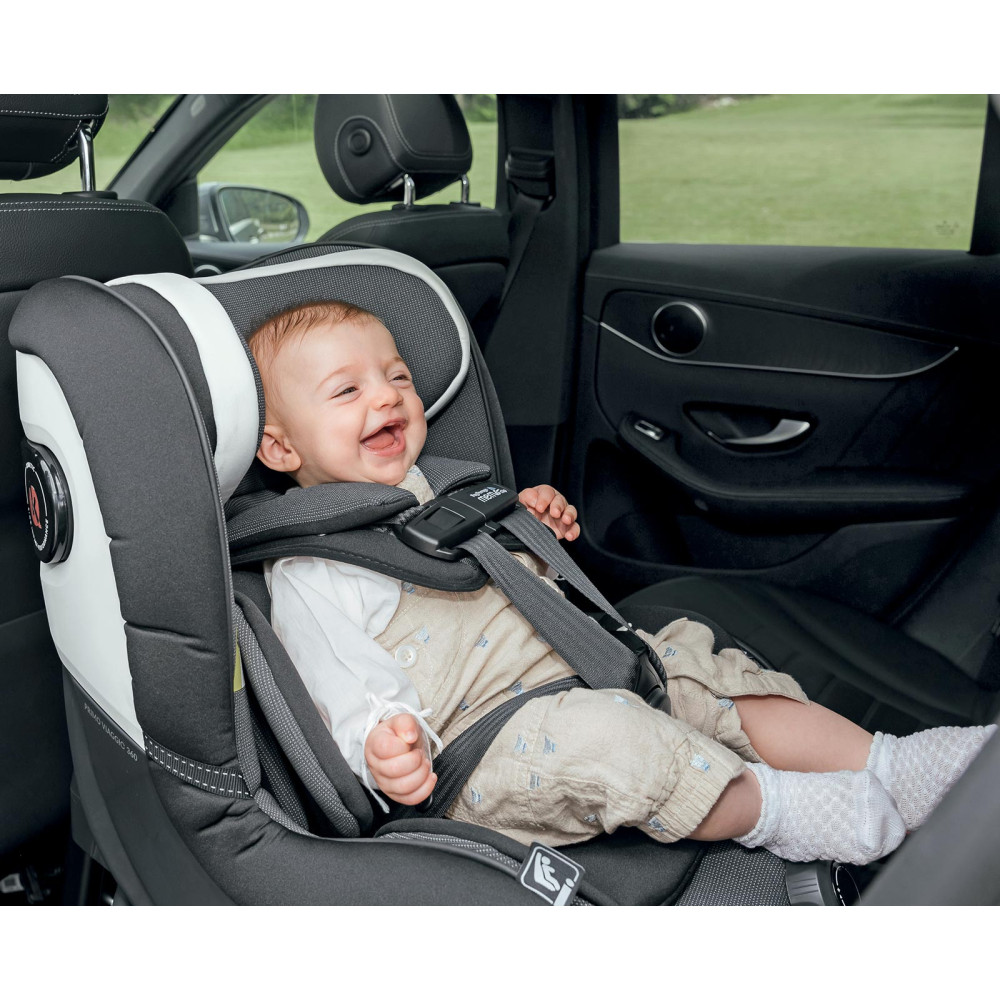 Peg Perego Primo Viaggio 360 i-Size - детское автокресло (от рождения до 12 лет / от 0 до 36 кг), поворот сидения на 360, регулировка подголовника • Lunar