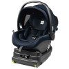 Peg Perego Primo Viaggio - автокресло для новорожденных с базой i-Size (0-13 кг / 0 до 15 месяцев), большой капюшон, регулировка подголовника, установка на шасси коляски • Navy