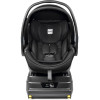 Peg Perego Primo Viaggio - автокресло для новорожденных с базой i-Size (0-13 кг / 0 до 15 месяцев), большой капюшон, регулировка подголовника, установка на шасси коляски • Onyx