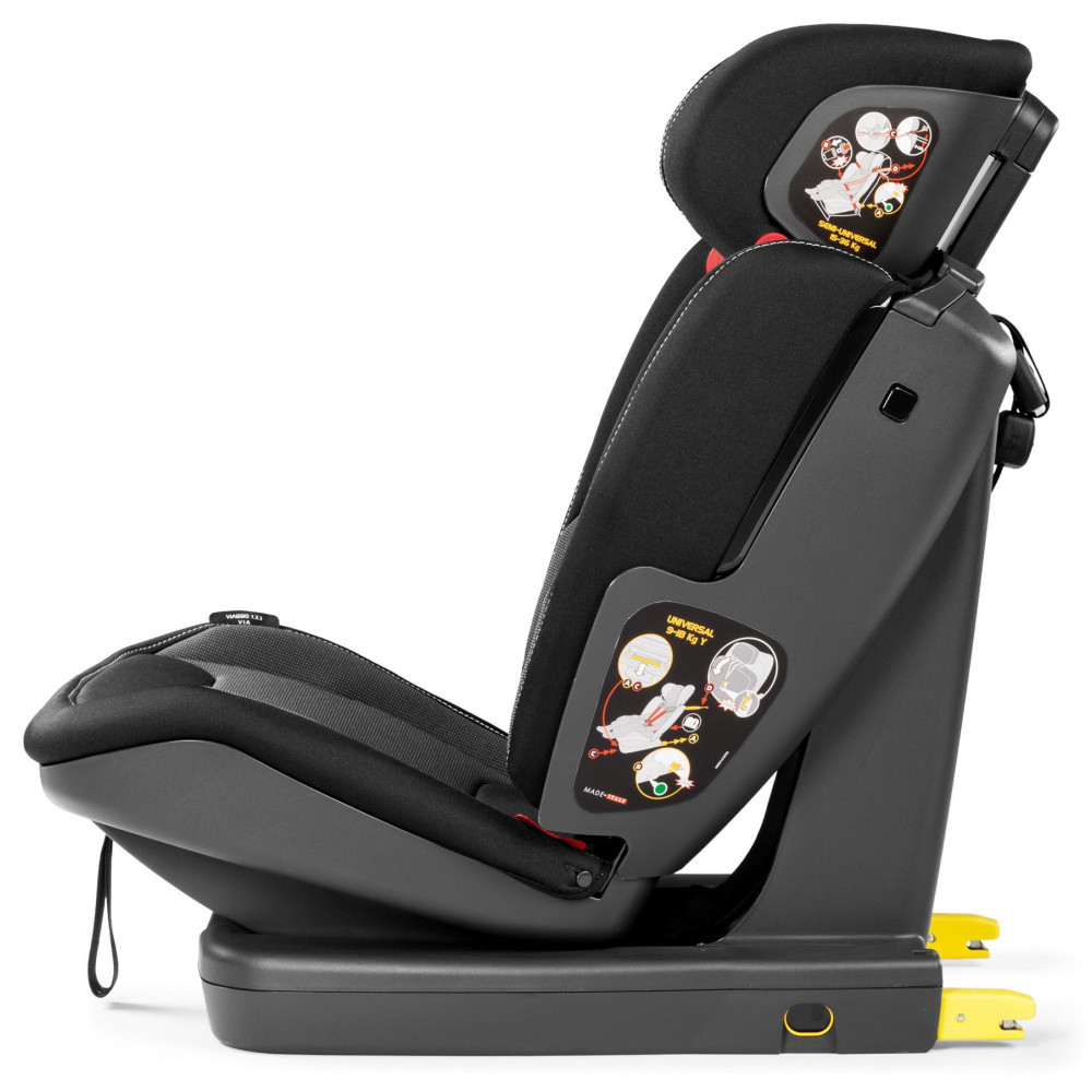 Автокрісло Peg Perego Viaggio 1-2-3 Via Crystal Black Автокрісло Peg Perego Viaggio 1-2-3 Via Crystal Black
