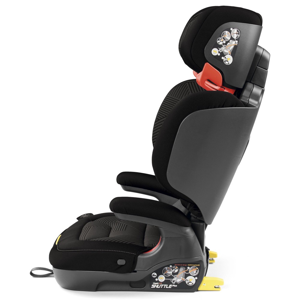 Peg Perego Viaggio 2-3 Shuttle Plus - дитяче автокрісло (від 3 до 12 років / від 15 до 36 кг), автокрісло-бустер • Graphite