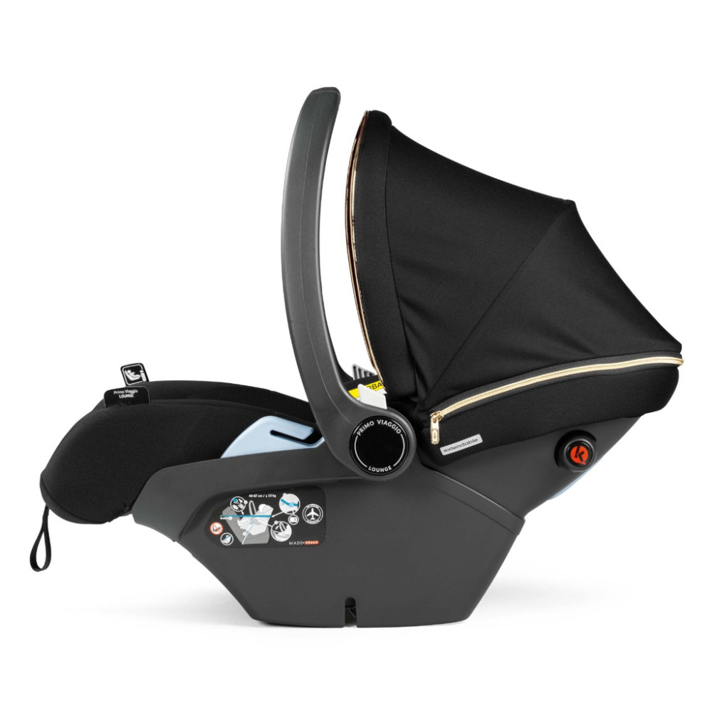 Peg Perego Primo Viaggio Lounge - автокресло для новорожденных (0-13 кг / 0 до 15 месяцев), эргономическое положение, наклон спинки, использование в салоне самолета • Grafic Gold (графическое золото) Peg Perego Primo Viaggio Lounge - автокресло для новорожденных (0-13 кг / 0 до 15 месяцев), эргономическое положение, наклон спинки, использование в салоне самолета • Grafic Gold (графическое золото)