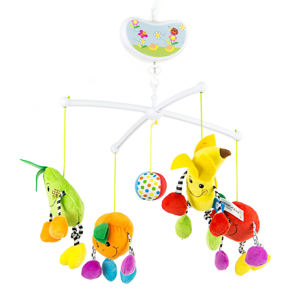 Музыкальный мобиль на кроватку Mioobaby Сочные фрукты (BM082)