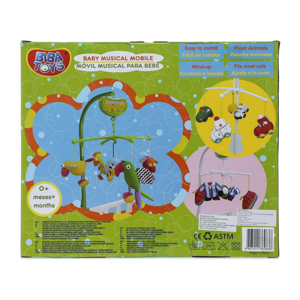 Музичний мобіль Biba Toys Футболіст (BM083)