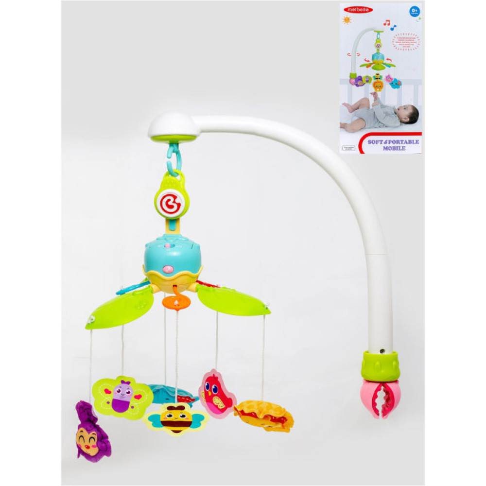 Музыкальный мобиль на кроватку Meibelle soft portable mobile (03110)
