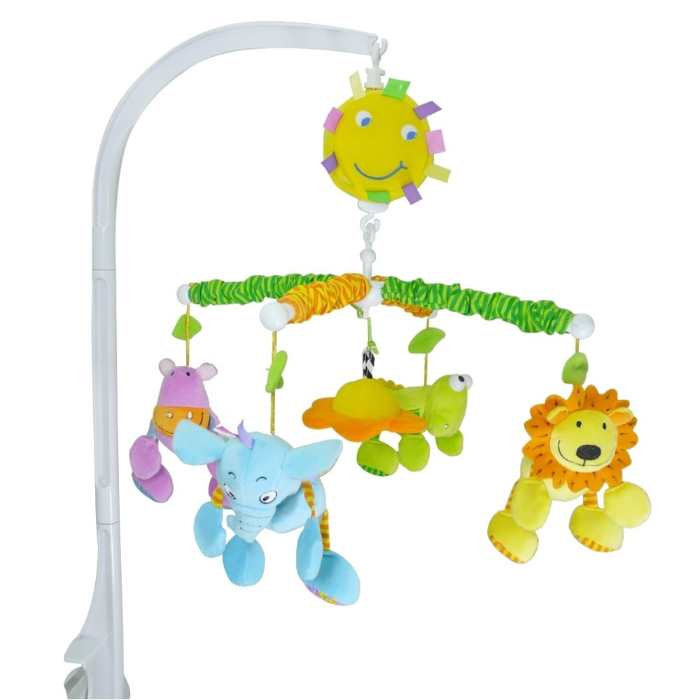 Музыкальный мобиль Biba Toys Друзья джунглей (JF357)