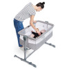 Приставне ліжечко-колиска Kinderkraft Neste Air Grey Wood (KKLNEAIRGRY00W)