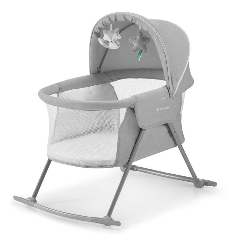 Kinderkraft Lovi - колиска 3 в 1 • Grey (KKLLOVIGRY0000)