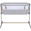 Приставне ліжечко-колиска Kinderkraft Neste Air Grey Wood (KKLNEAIRGRY00W)