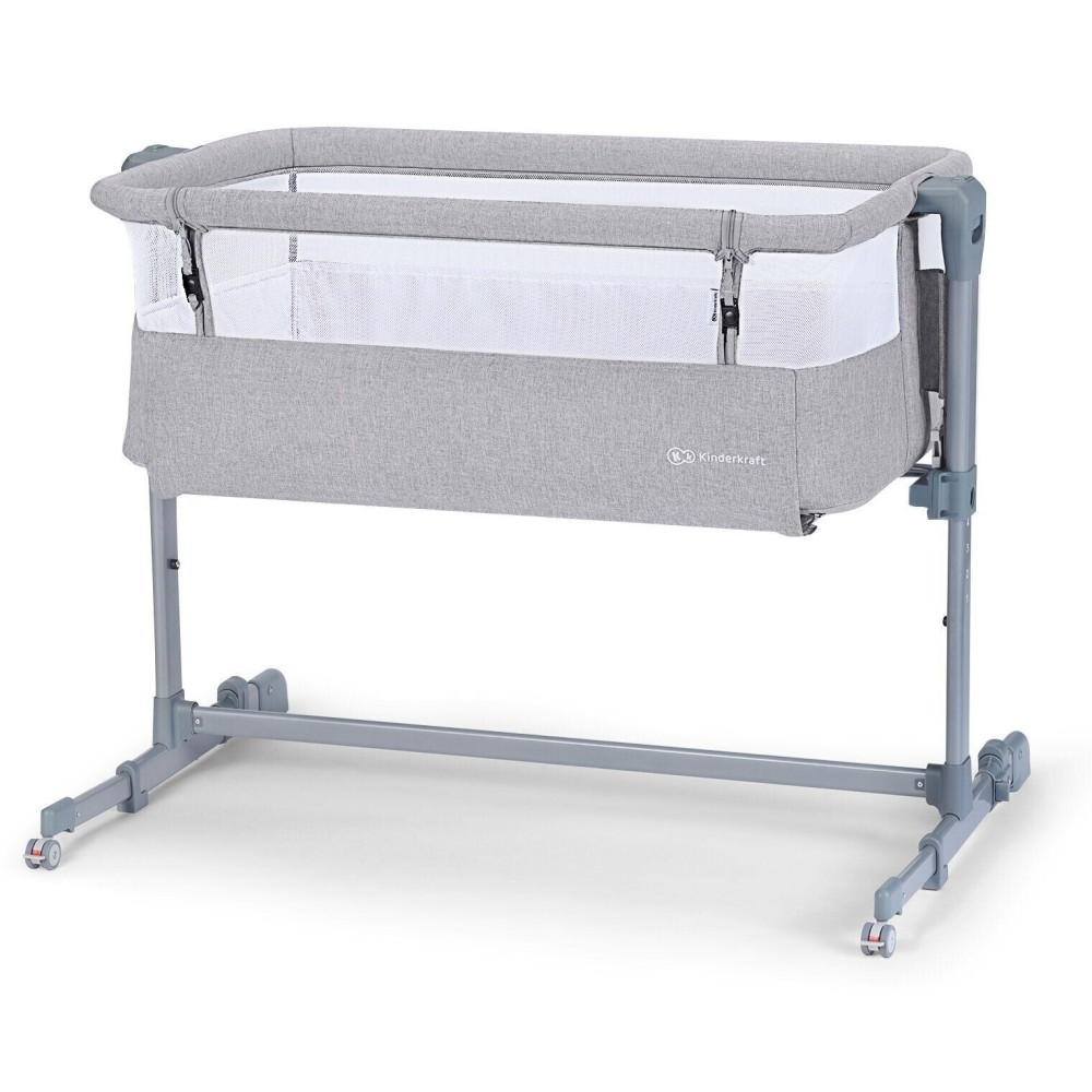 Приставне ліжечко-колиска Kinderkraft Neste Air Grey (KKLNEAIRGRY000)