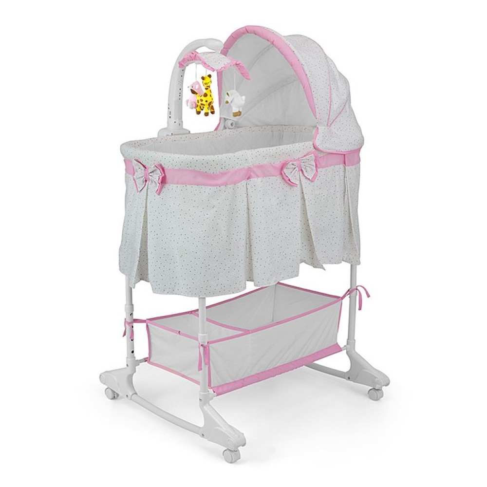 Колиска 4 в 1 Milly Mally Sweet Melody Simple Pink