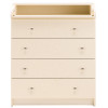 Пеленальний комод Babyroom Комод Жирафик 102x80x50 ваніль