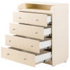 Пеленальний комод Babyroom Комод Жирафик 102x80x50 ваніль