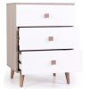 Veres New York Slim | Верес Нью Йорк Slim 600 - комод • Cappuccino White | Капучино-білий