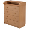 Пеленальный комод Babyroom Комод 4 тел.Big 102x80x50 бук
