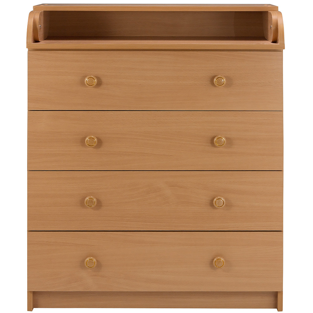 Пеленальный комод Babyroom Комод 4 тел.Big 102x80x50 бук