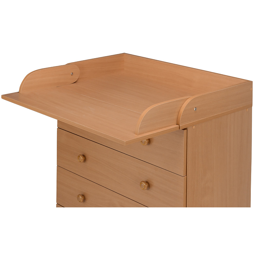 Пеленальный комод Babyroom Комод 4 тел.Big 102x80x50 бук