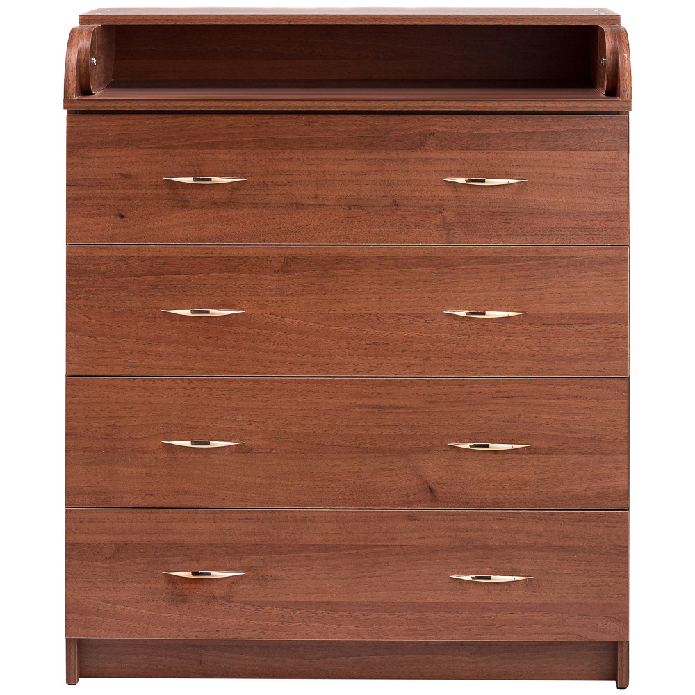 Пеленальный комод Babyroom Комод 4 тел.Big 102x80x50 лесной орех