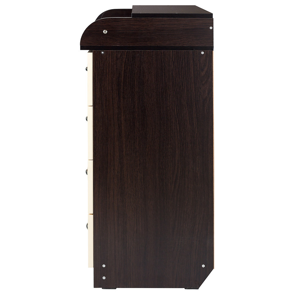 Пеленальный комод Babyroom Комод 4 тел.Big 102x80x50 венге-ваниль