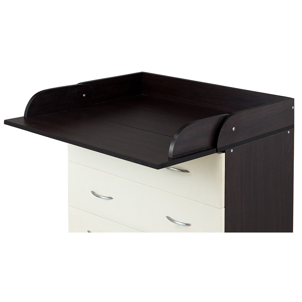 Пеленальный комод Babyroom Комод 4 тел.Big 102x80x50 венге-ваниль