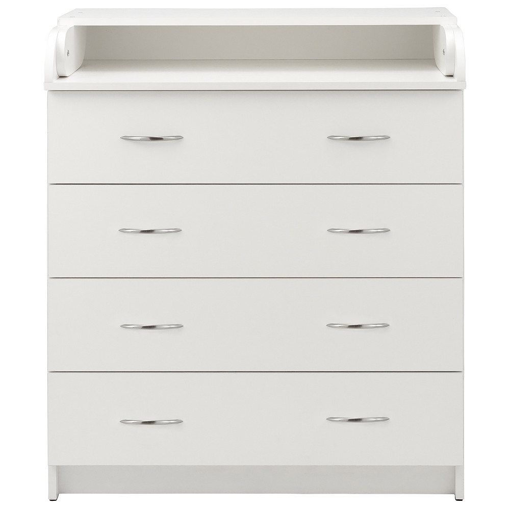 Пеленальний комод Babyroom Комод 4 тел.Big 102x80x50 білий