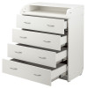 Пеленальний комод Babyroom Комод 4 тел.Big 102x80x50 білий