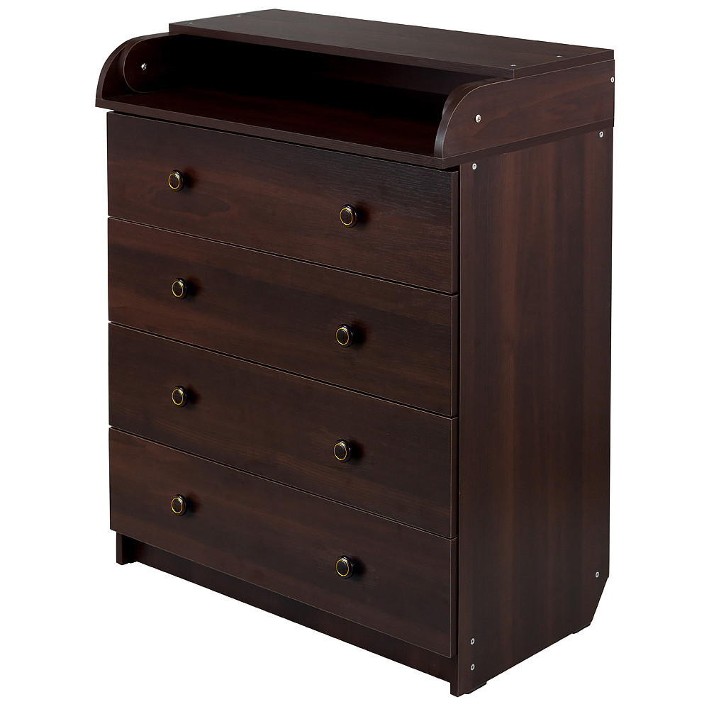 Пеленальний комод Babyroom Комод 4 тел.Big 102x80x50 горіх темний