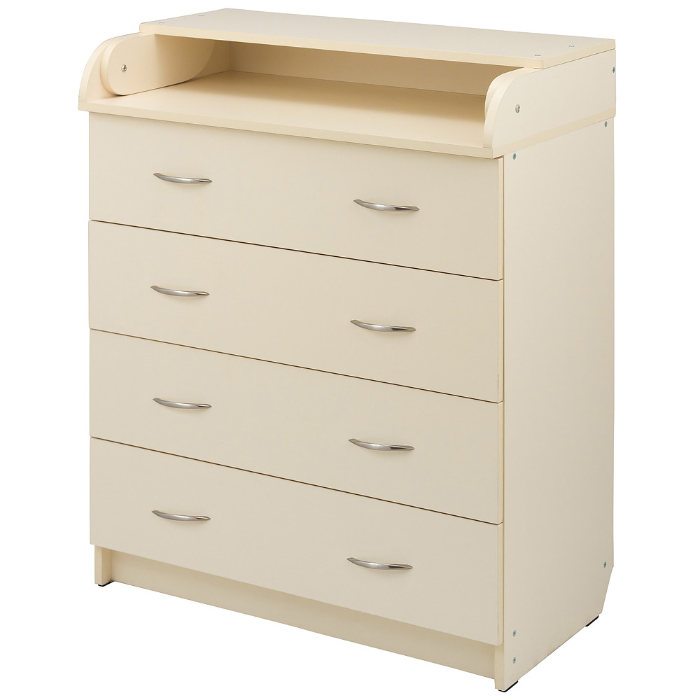 Пеленальный комод Babyroom Комод 4 тел.Big 102x80x50 ваниль