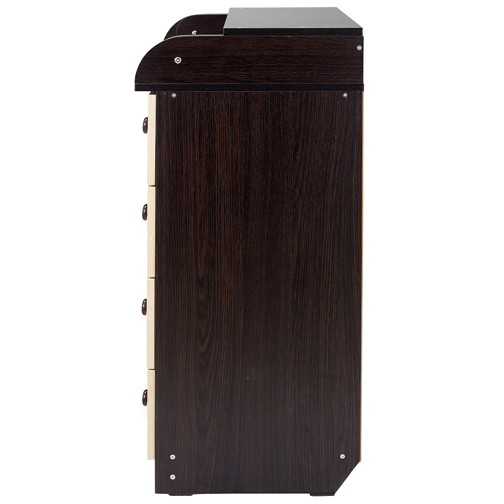 Пеленальный комод Babyroom Комод 4 тел.Big 102x80x50 венге-дуб-молочный