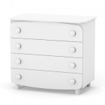 Veres | Верес 900 - комод (90 см), ДСП • White | Белый