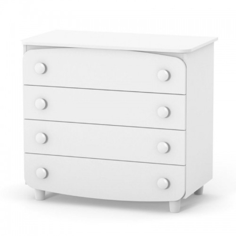 Veres | Верес 900 - комод (90 см), ДСП • White | Белый