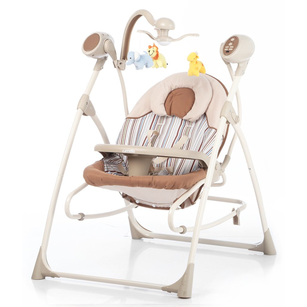 Кресло-качалка Carrello Nanny CRL-0005 Beige Stripe (Каррелло Нанни)