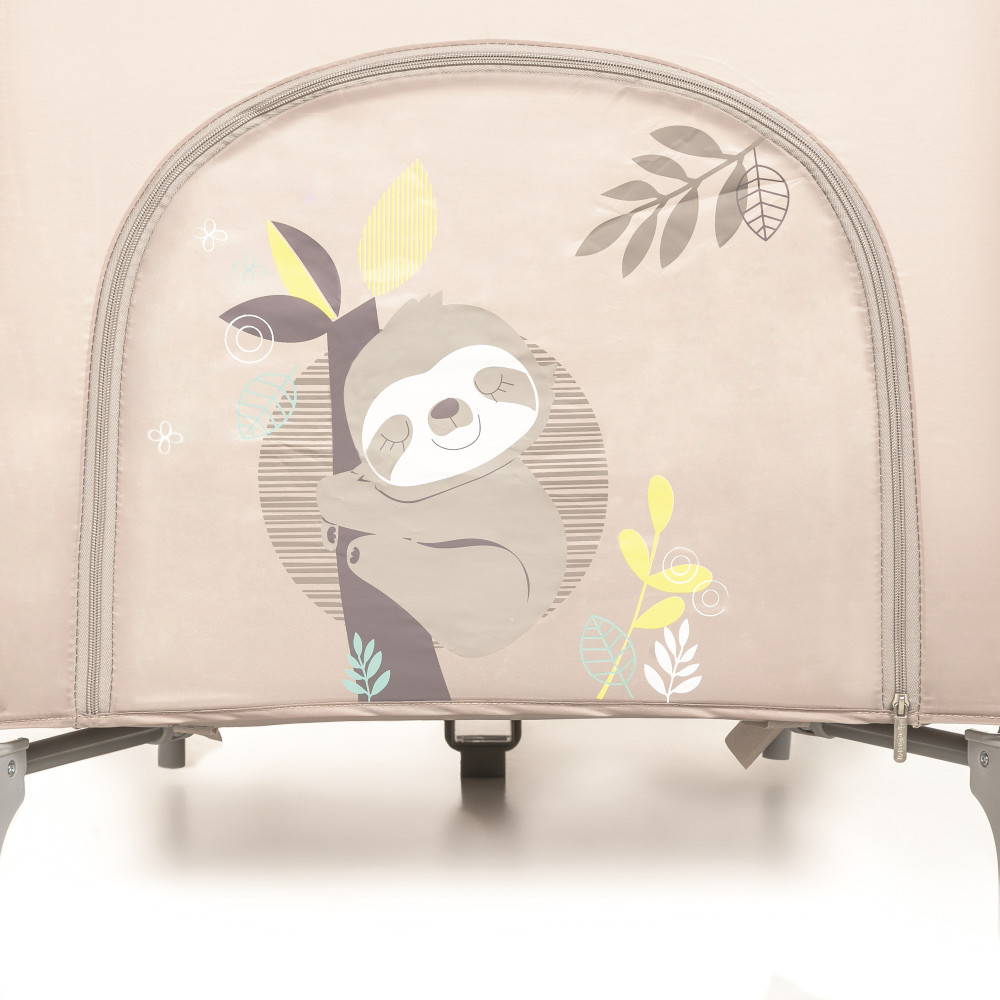 Дитячий манеж-ліжко Baby Design Simple 08 pink