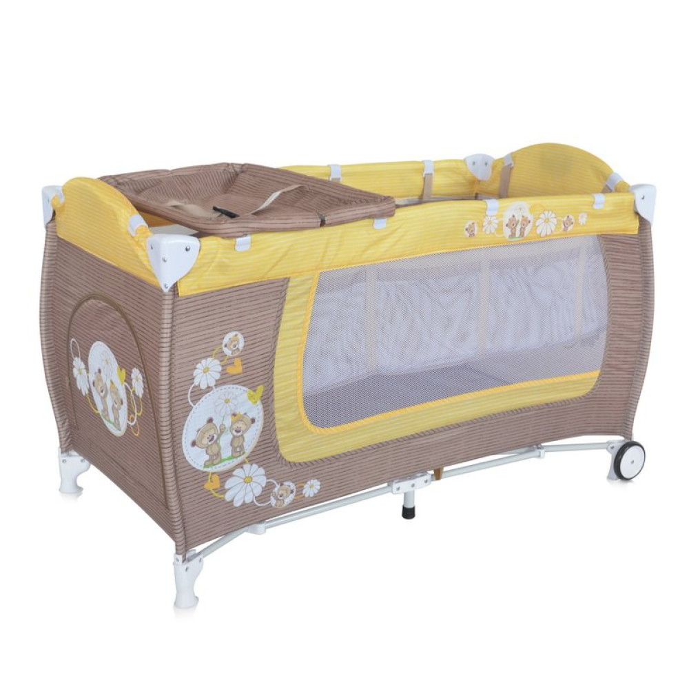 Манеж Bertoni Danny 2L Beige-Yellow Daisy Bears (Бертони Денни)