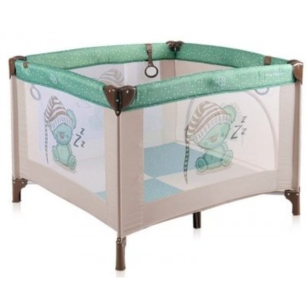 Манеж Bertoni Play Station Beige-green Sleeping Bear