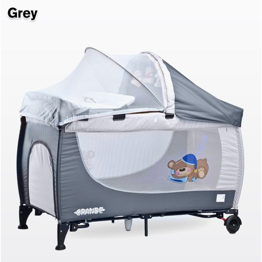 Манеж Caretero Grande Grey