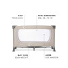Hauck Dream N Play - детский манеж-кроватка для путешествий • Beige