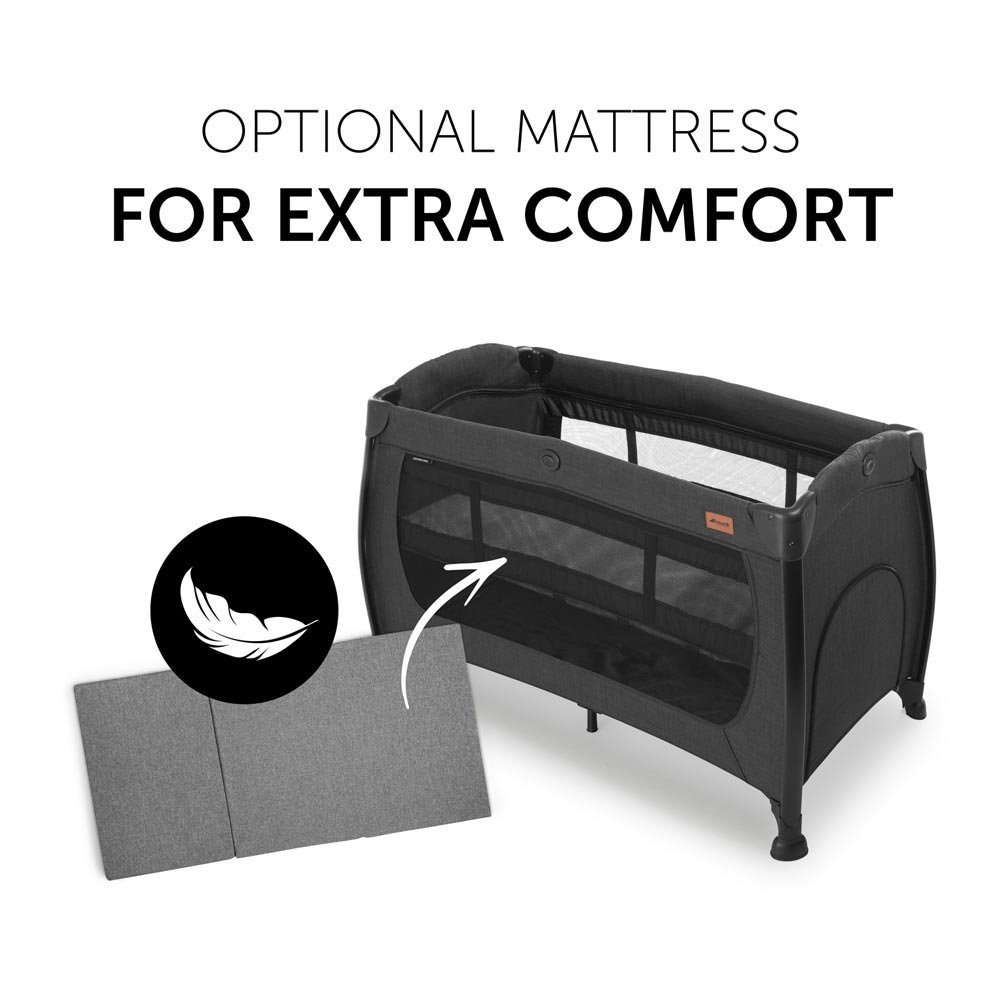 Детская кроватка-манеж Hauck Play N Relax Melange Black (60010-8)