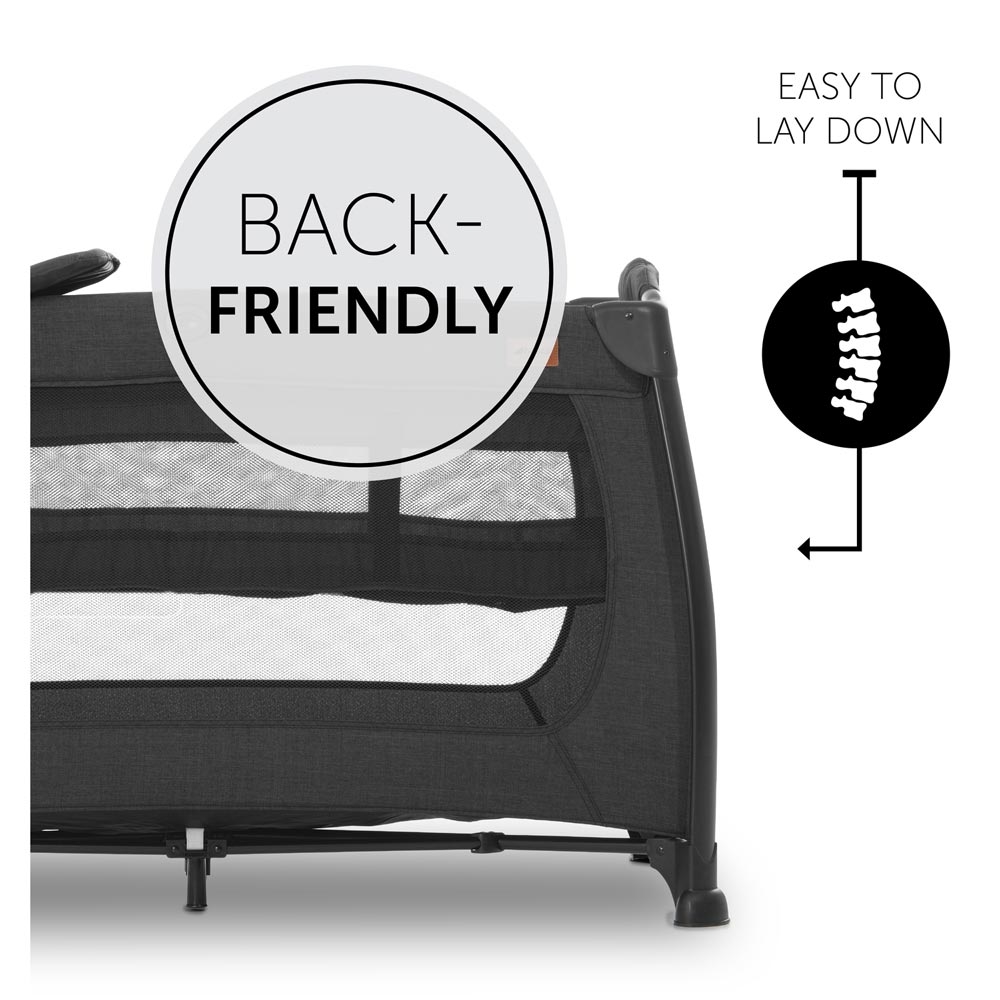 Детская кроватка-манеж Hauck Play N Relax Melange Black (60010-8)