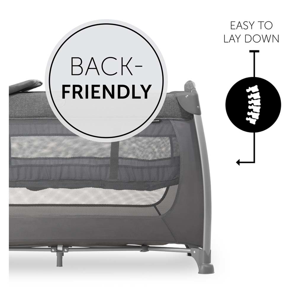 Детская кроватка-манеж Hauck Play N Relax Melange Charcoal (60009-2) Детская кроватка-манеж Hauck Play N Relax Melange Charcoal (60009-2)