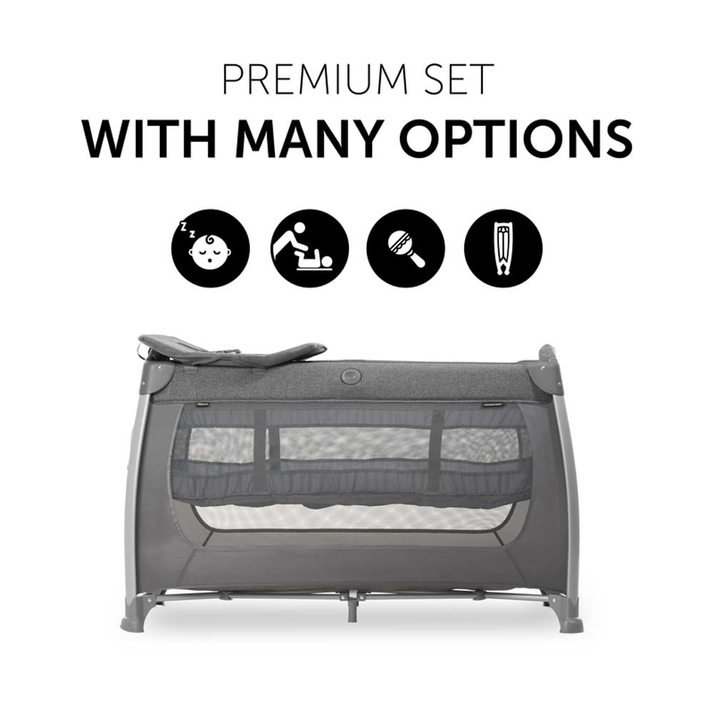 Детская кроватка-манеж Hauck Play N Relax Melange Charcoal (60009-2) Детская кроватка-манеж Hauck Play N Relax Melange Charcoal (60009-2)